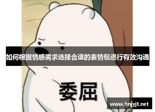 如何根据情感需求选择合适的表情包进行有效沟通