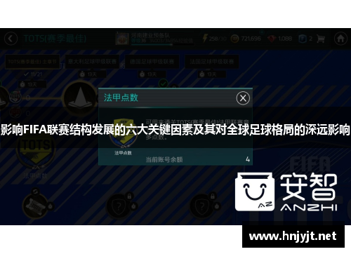 影响FIFA联赛结构发展的六大关键因素及其对全球足球格局的深远影响
